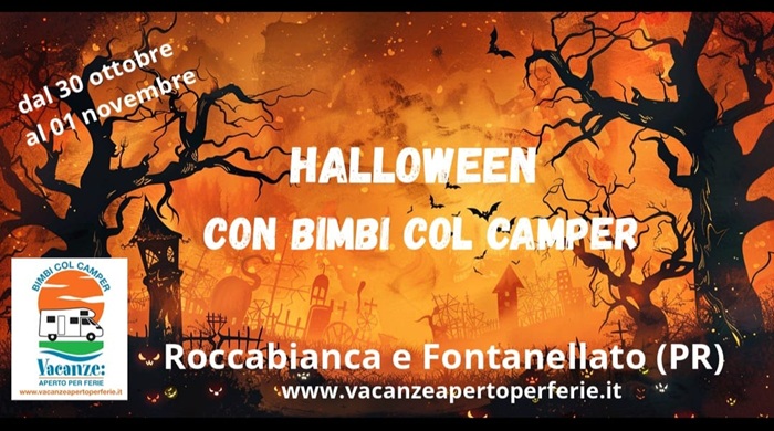 Halloween con bimbi col camper 2026